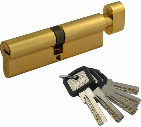 Изображение товара Цилиндровый механизм НОРА-М ЛПУВ-100 50-50 латунь Х 7187