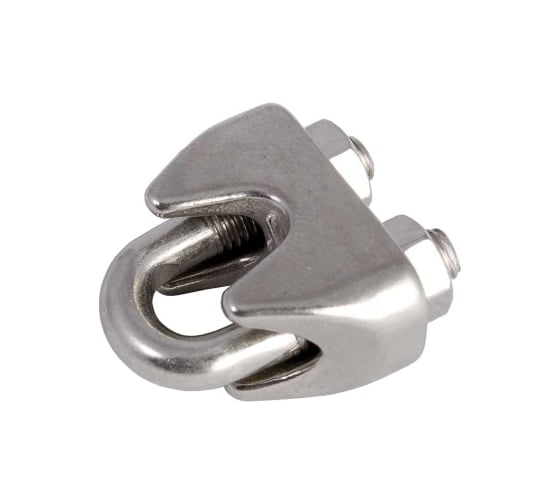 Изображение товара Зажим для троса Доброга нерж. М 6 DIN 741 A4 100 шт ЦБ-0039614