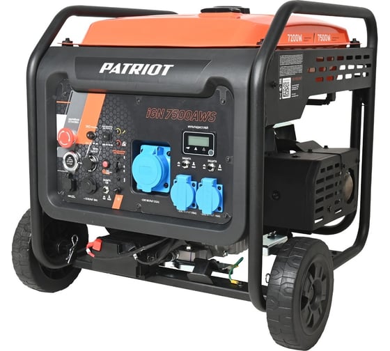 Изображение товара Генератор инверторный Patriot iGN 7500AWS 472102375