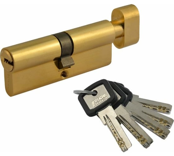 Изображение товара Цилиндровый механизм НОРА-М ЛПУВ-80 40-40 латунь Х 5362