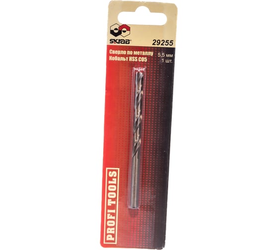 Изображение товара Сверло по металлу (5.5х93 мм; кобальт) SKRAB 29255