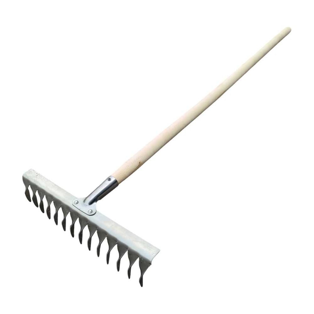 Изображение товара Грабли клепанные с витым зубом из нержавеющей стали ГК-14 1200 мм