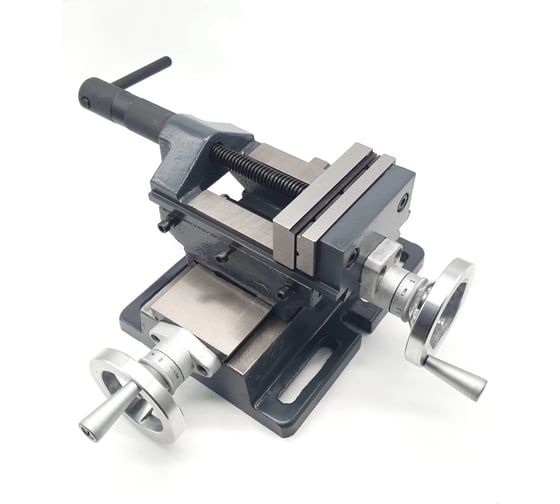 Изображение товара Тиски координатные ТЕХНОРЕАЛ QKF-JM200, 2х-осевые, 200 мм МА320300717