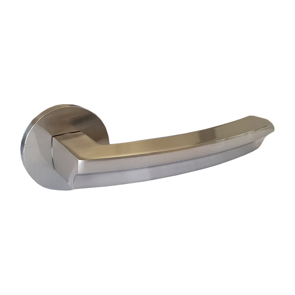 Изображение товара Ручка раздельная Trodos 55 серия 06 slim никель межкомнатная входная дверь