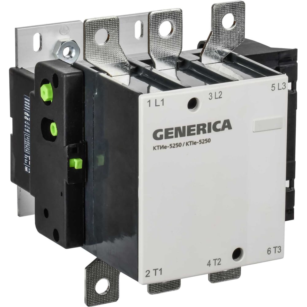 Изображение товара Контактор GENERICA КТИе-5250 250А 230В для автоматизации промышленности