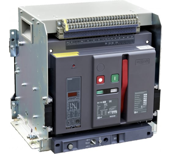 Изображение товара Воздушный выкатной автоматический выключатель DEKraft 3P 3200А 80кА, расцепитель М ВА-732 27054DEK