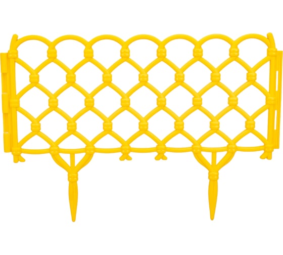 Изображение товара Декоративный забор Дачная мозаика Фаберже желтый 15242