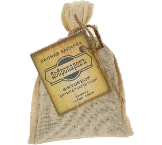 Изображение товара Антицеллюлитная запарка фитосбор Добропаровъ душица, укроп, хвощ, 30гр 3036253