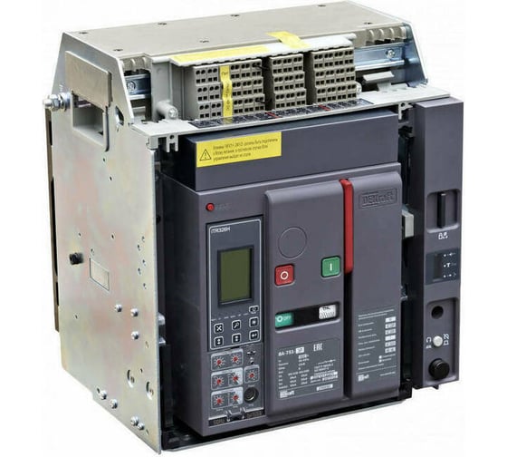 Изображение товара Воздушный выкатной автоматический выключатель DEKraft 3P 630А 50кА, расцепитель Н ВА-751 27064DEK