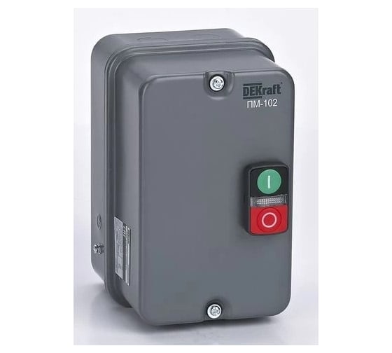 Изображение товара Пускатель электромагнитный DEKraft 95А AC110В 50/60Гц в металлической оболочке 23616DEK