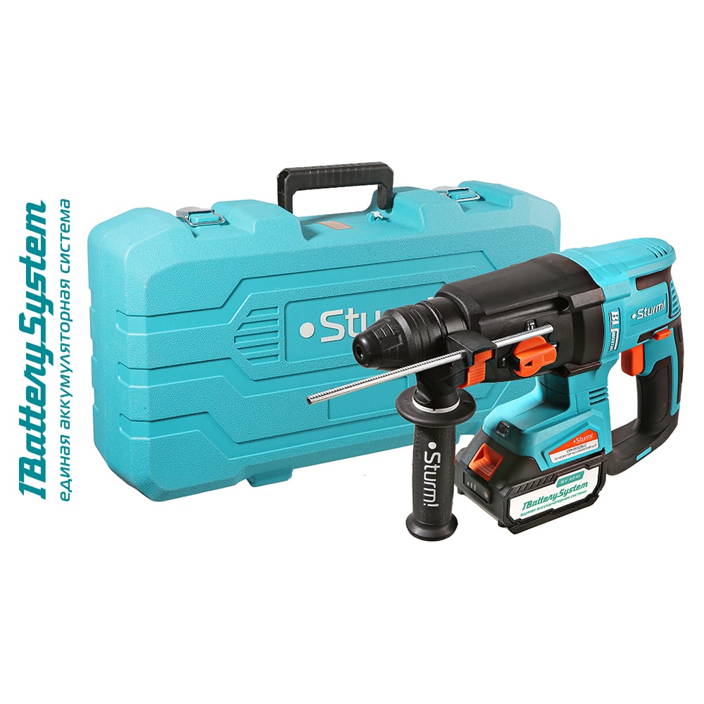 Аккумуляторный перфоратор Sturm 1BatterySystem CRH1832BLC