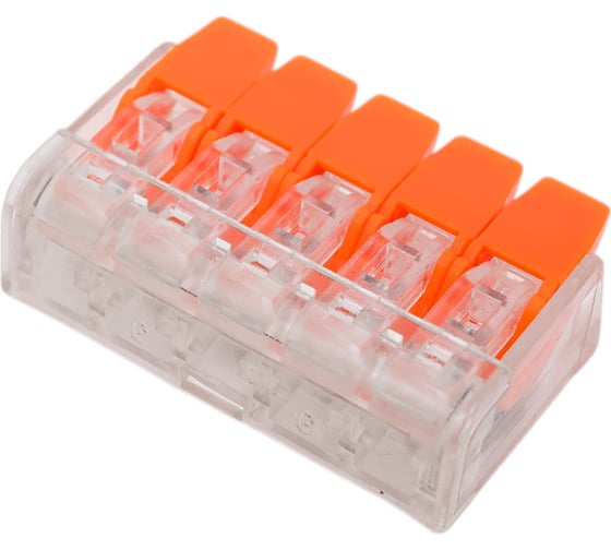 Изображение товара Клемма универсальная КВТ СМК 221-415 5 штук 90362