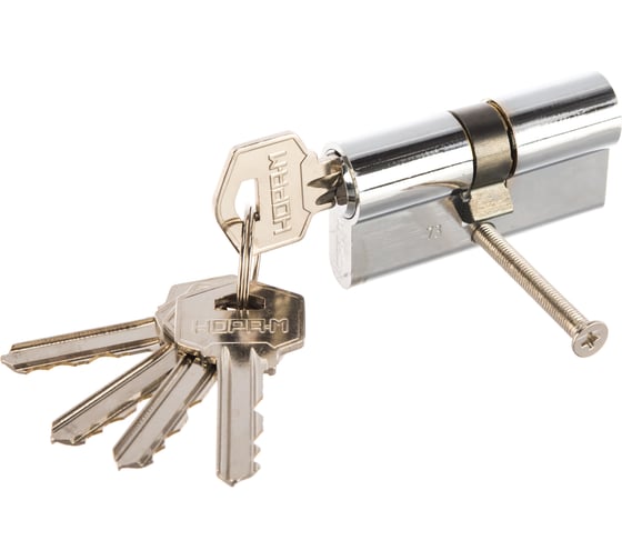Изображение товара Цилиндровый механизм НОРА-М ЛУ-60 30-30 хром Х 5319