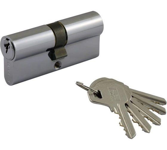 Изображение товара Цилиндровый механизм НОРА-М ЛУ-70 35-35 хром Х 5324