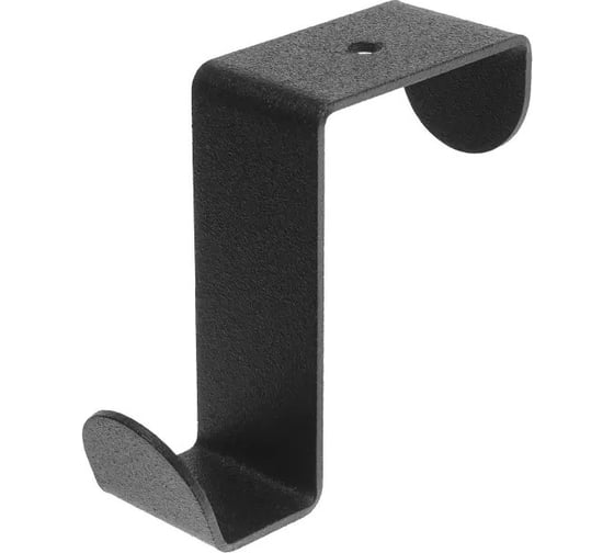 Изображение товара Держатель для хранения одежды EMBODIMENT в стиле лофт, крепление на дверь, черный EMB-HOOK-DW-3B