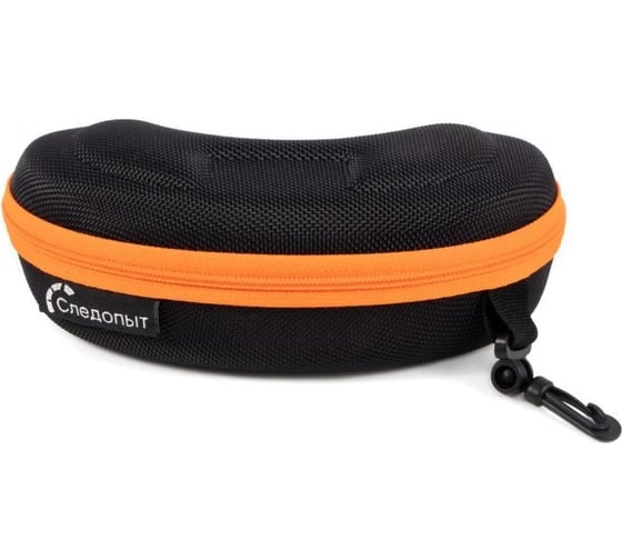 Изображение товара Футляр для очков Следопыт жесткий 170х75х55 мм, с карабином, цвет черный/100/ PF-PG-48