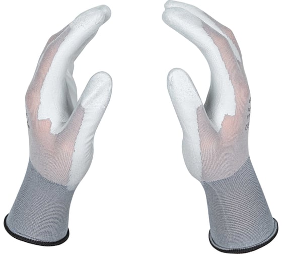 Изображение товара Защитные перчатки Scaffa Контакт PU1850T-GR-8 от ОПЗ размер 8 00-00012467