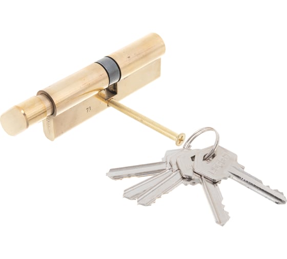 Изображение товара Цилиндровый механизм НОРА-М ЛУВ-90 45-45 латунь Х 6656