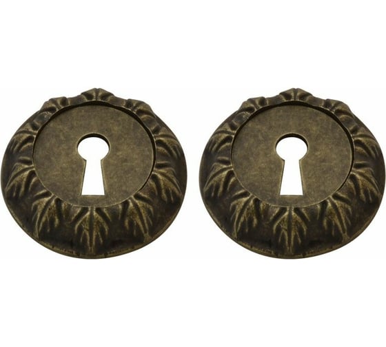 Изображение товара Накладка под ключ НОРА-М НБ Грасиоза застаренная бронза В 8738