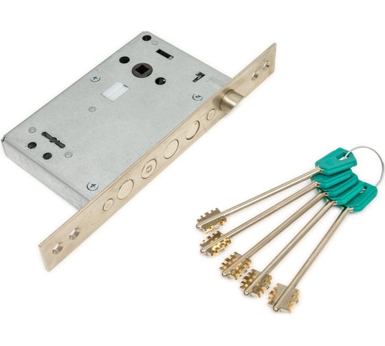 Изображение товара Замок сувальдный CRIT Ассистент ЗВ-А20-5ДЛ 4 ригеля, защелка 05763