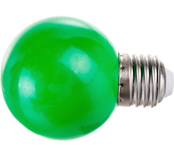 Изображение товара Светодиодная декоративная лампа Volpe LED-G60-3W/GREEN/E27/FR/С UL-00006958