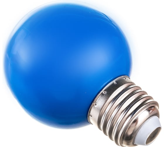 Изображение товара Светодиодная декоративная лампа Volpe LED-G60-3W/BLUE/E27/FR/С матовая UL-00006957