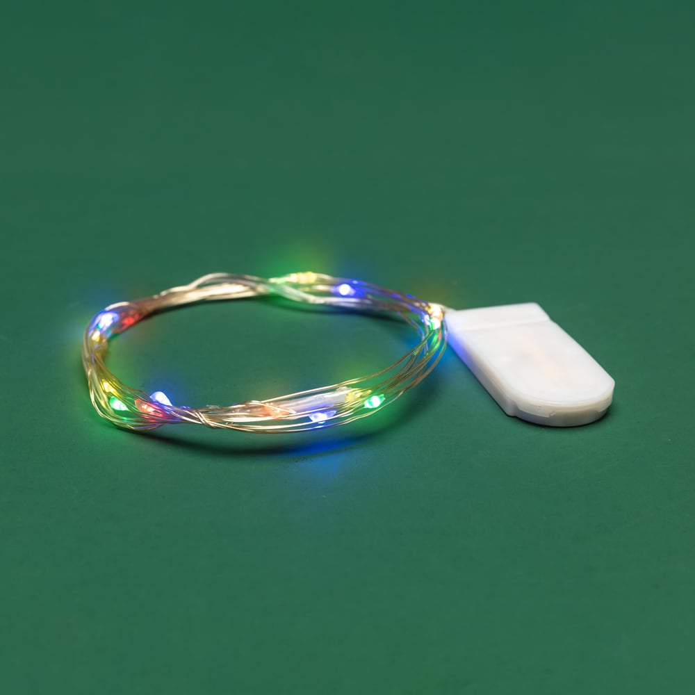 Изображение товара Гирлянда Neon-Night Роса, 2м, 20 LED мультиколор, IP20, 2xCR2032 в комплекте 303-009-1 Изображение товара Гирлянда Neon-Night Роса, 2м, 20 LED мультиколор, IP20, 2xCR2032 в комплекте 303-009-1