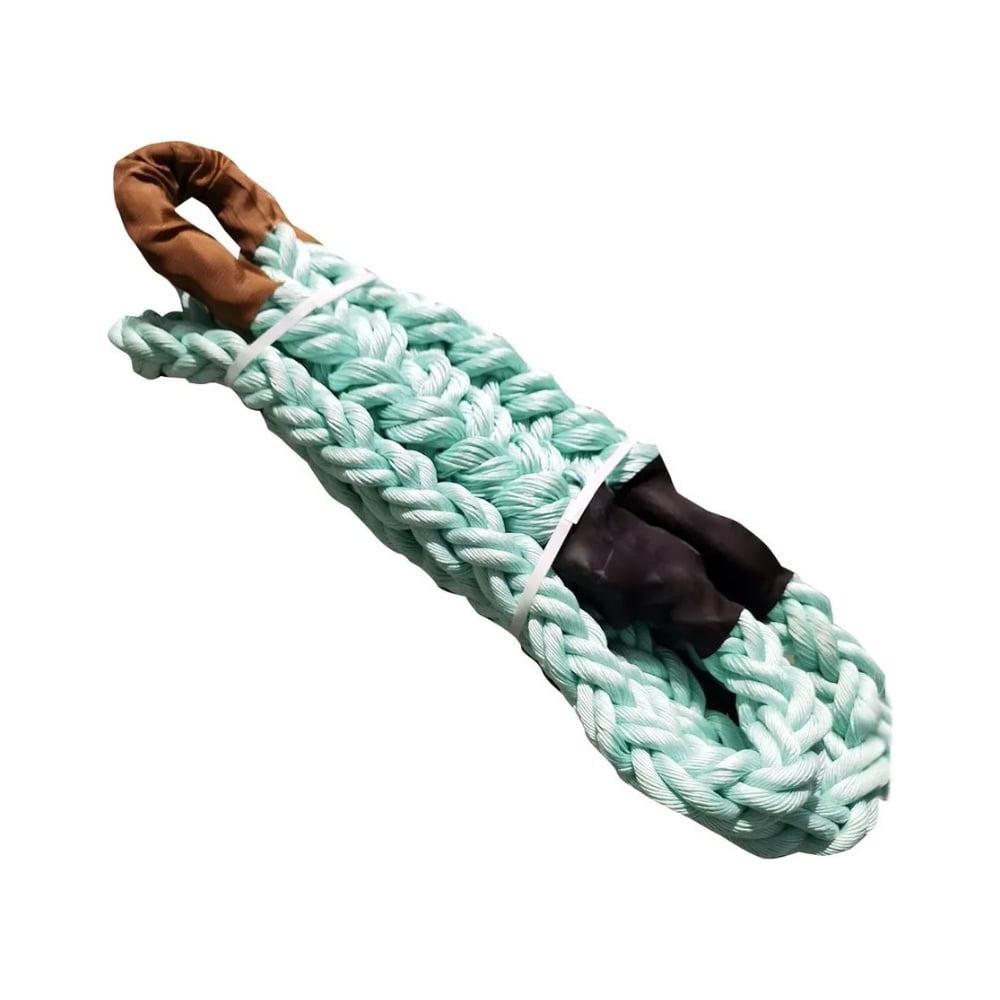 Изображение товара Буксировочный трос ООО ПКФ Сварком 87 тонн 9 метров полиаидный рывковый КАНАТНЫЙ