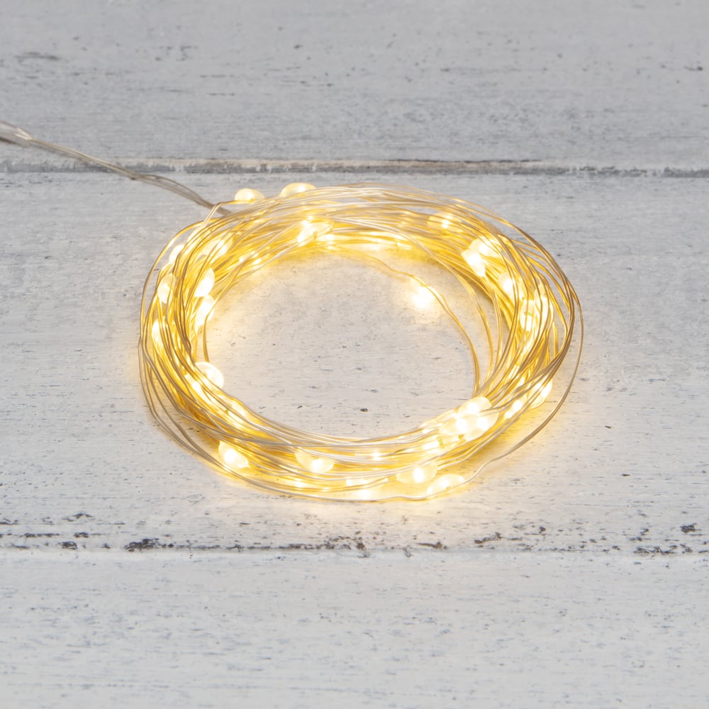 Изображение товара Гирлянда Neon-Night Роса 5м 50 LED теплый белый USB IP20 декоративная