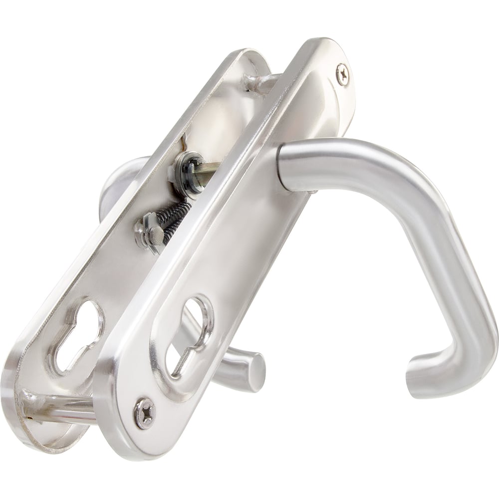 Изображение товара Ручка на планке CRIT Р85-5858У-Хш 00350 шлифованный хром для дверей