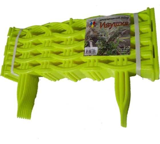 Изображение товара Декоративный забор Дачная мозаика Ивушка лимонный 15006