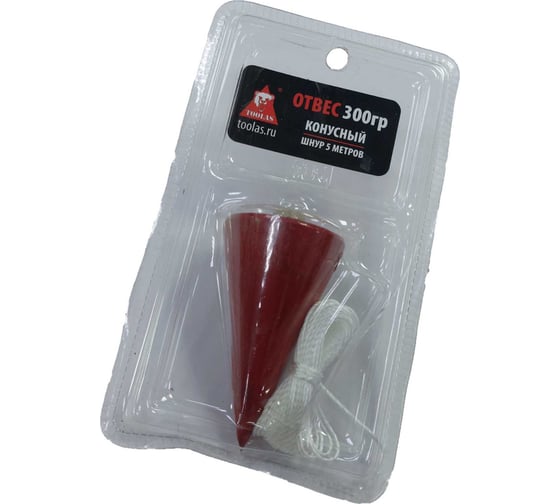 Изображение товара Отвес каменщика TOOLAS 300 гр 00003686