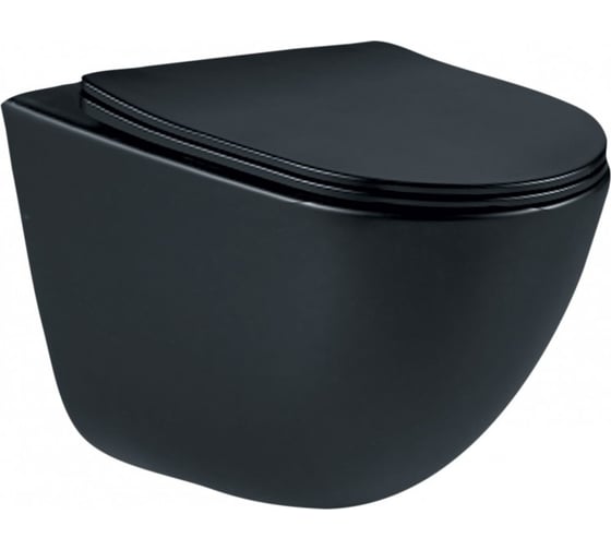 Изображение товара Унитаз-подвесной ESBANO LOTUS черный матовый ESUPLOTUBM