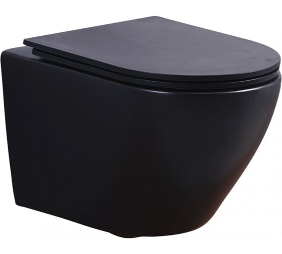 Изображение товара Унитаз-подвесной ESBANO AZALEA черный матовый ESUPAZALBM