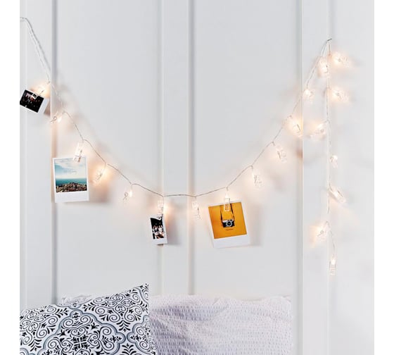 Изображение товара Светодиодная гирлянда NEON-NIGHT Прищепки 30 LED, 5м 303-032