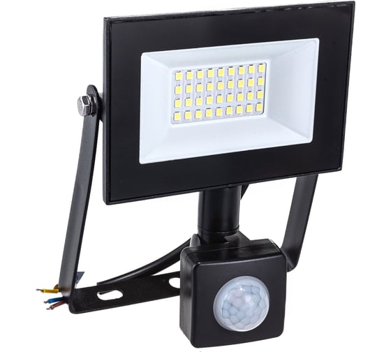 Изображение товара Светодиодный прожектор Uniel ULF-F62-30W/6500K SENSOR IP54 200-240В BLACK UL-00007125