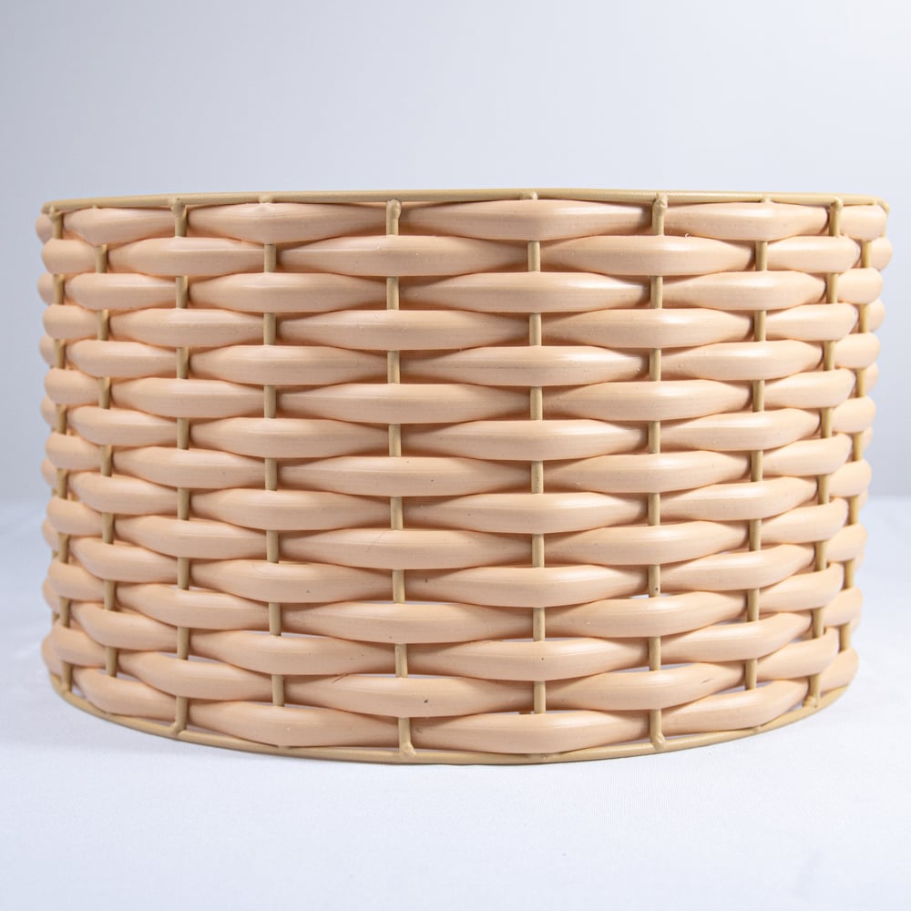 Изображение товара Абажур ЭЛЕТЕХ бежевый цилиндр для настольной ламп d 270 мм металл ротанг бежевый 1005405366