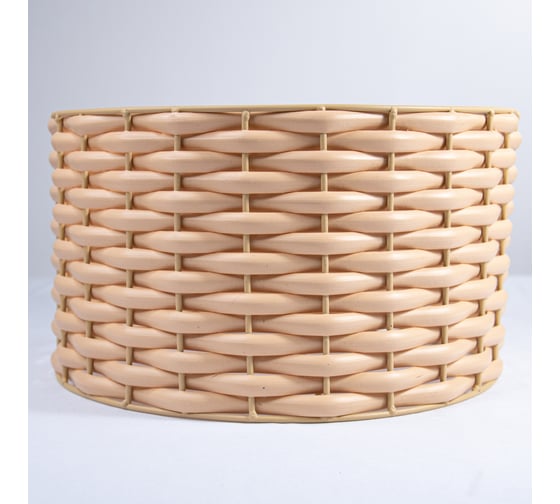 Изображение товара Абажур ЭЛЕТЕХ бежевый цилиндр для настольной ламп d 270 мм металл ротанг бежевый 1005405366