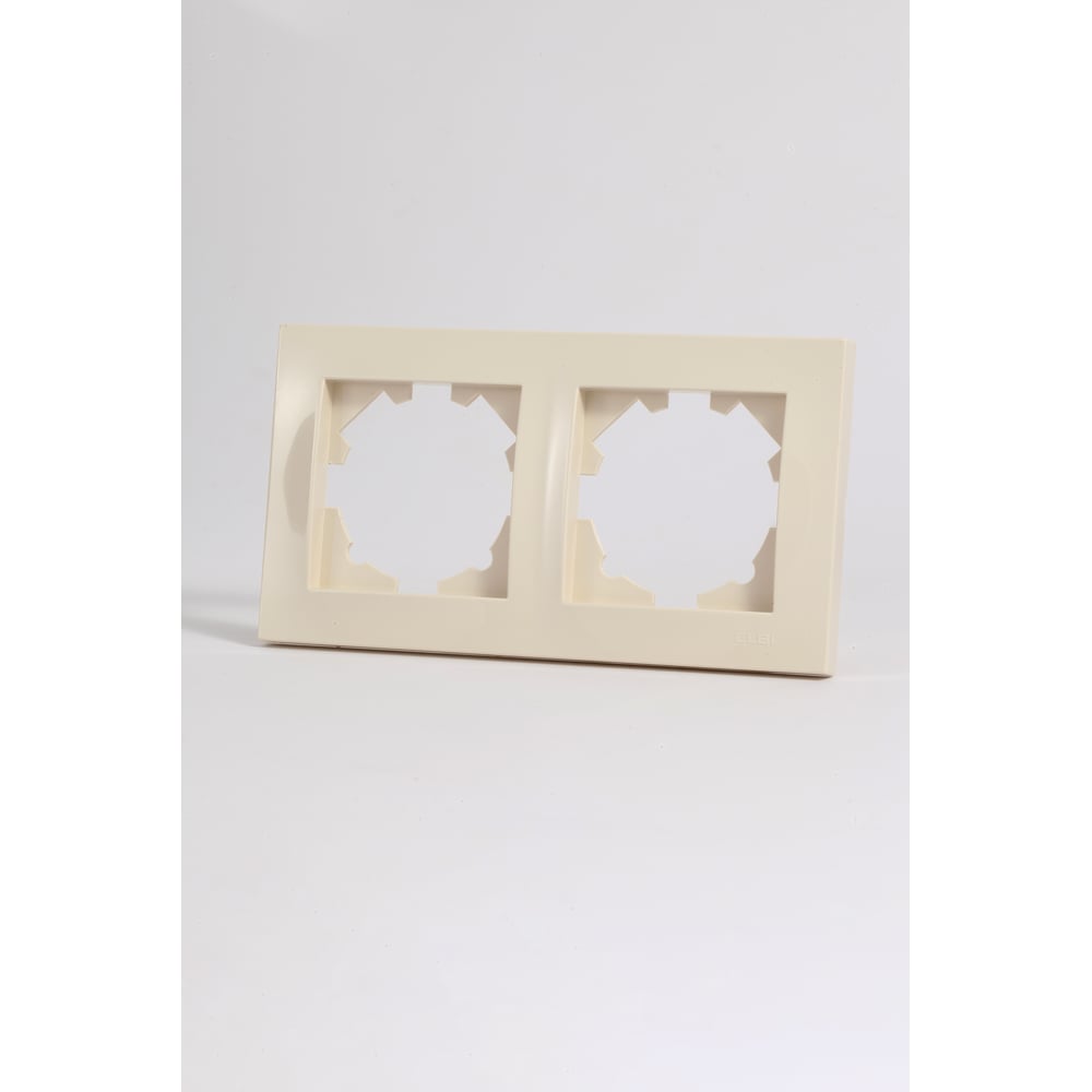 Изображение товара Рамка Elbi Vega кремовая 2 поста 510-010300-226
