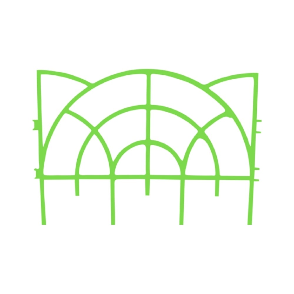 Декоративный заборчик Дачная мозаика мозаика snowsilk antislip стекломасса 31 1x4 9 см зеленый