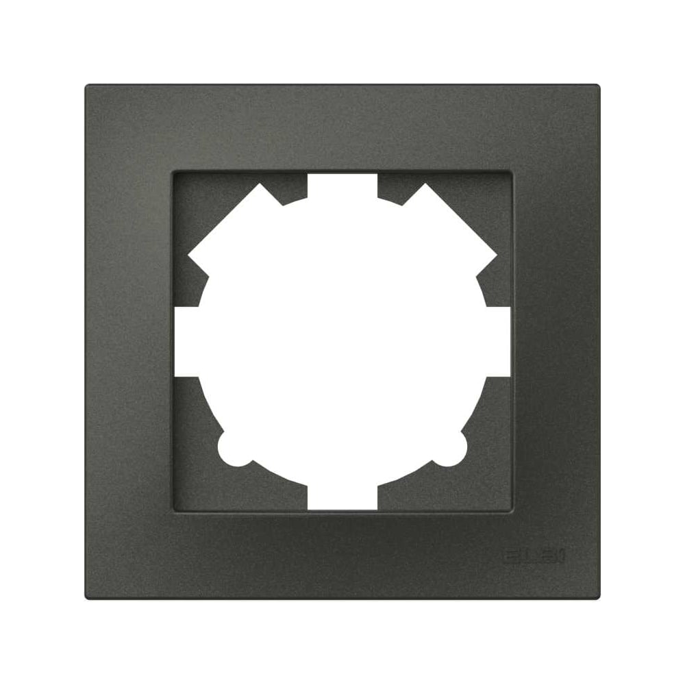 Изображение товара 1-я рамка Elbi Vega дымчатый 510-011100-271 для электроустановок