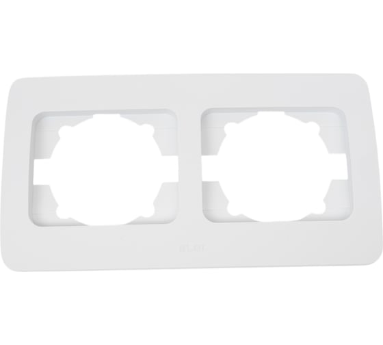 Изображение товара 2-я рамка Elbi Jazz Матовый белый 508-006200-226