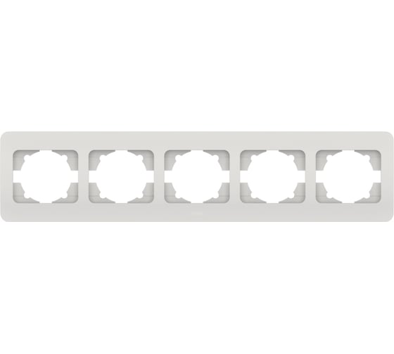 Изображение товара 5-я рамка Elbi Jazz Матовый белый 508-006200-250