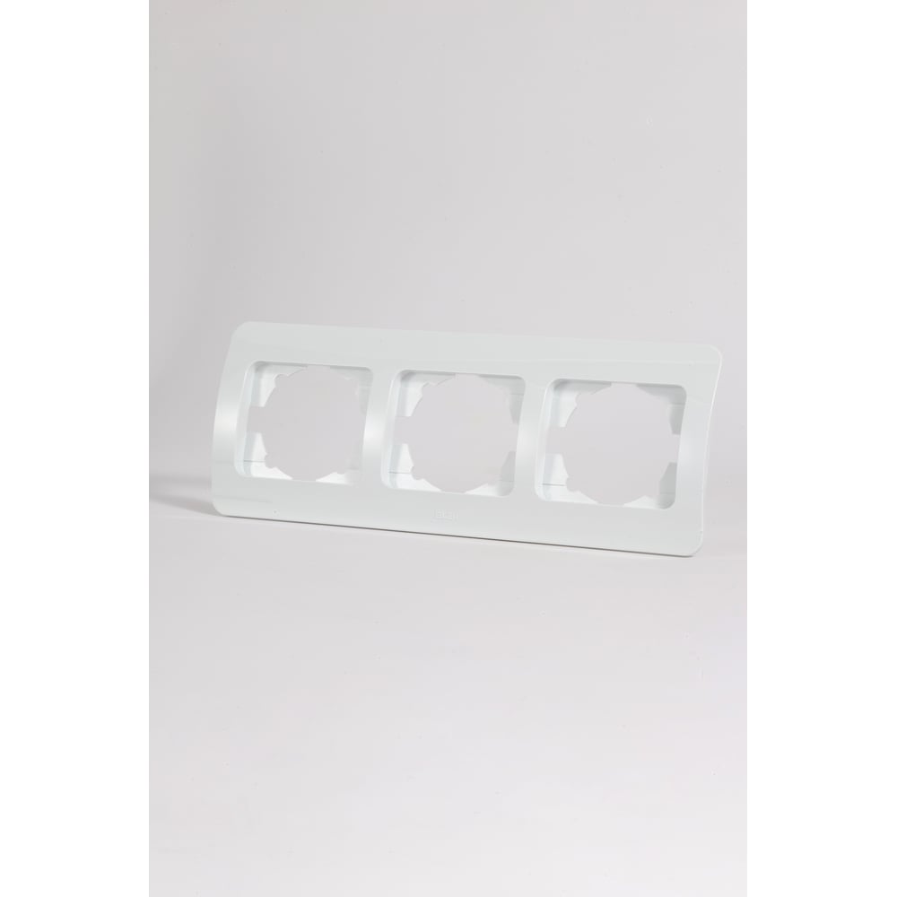 Изображение товара 3-я рамка Elbi Jazz белый 508-000200-227 для кабель-каналов и электроустановок