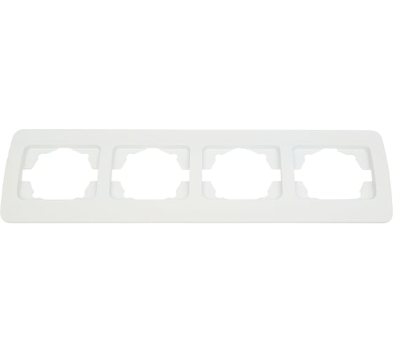 Изображение товара 4-я рамка Elbi Jazz Матовый белый 508-006200-228