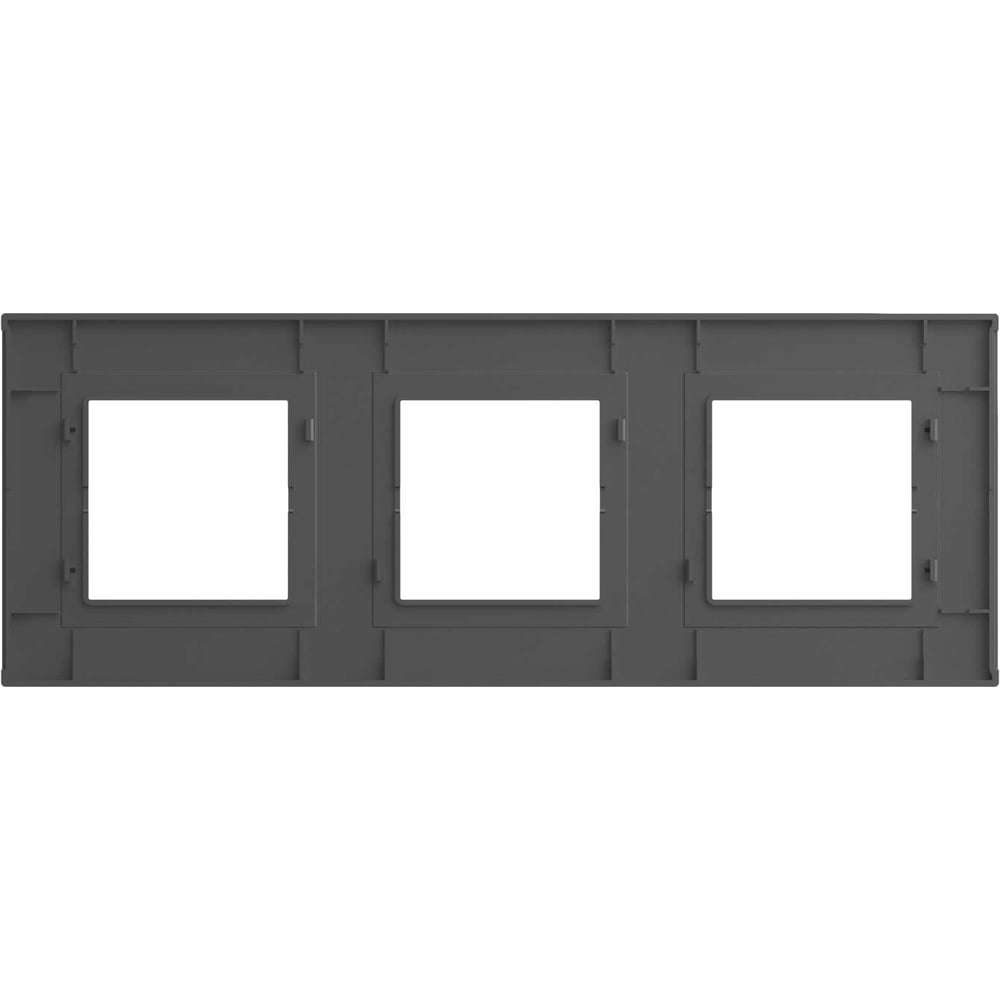 Изображение товара 3-я рамка Elbi Moda Vox серый металлик для автоматических шкафов