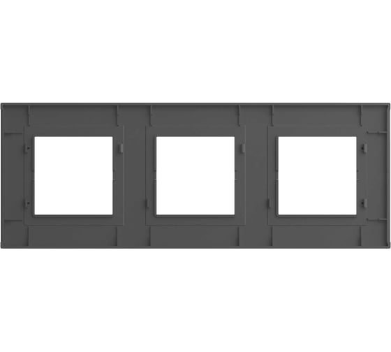 Изображение товара 3-я рамка Elbi Moda Vox серый металлик 611-051012-227
