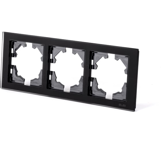 Изображение товара 3-я рамка Elbi Arya Матовый Черный 511-023700-227