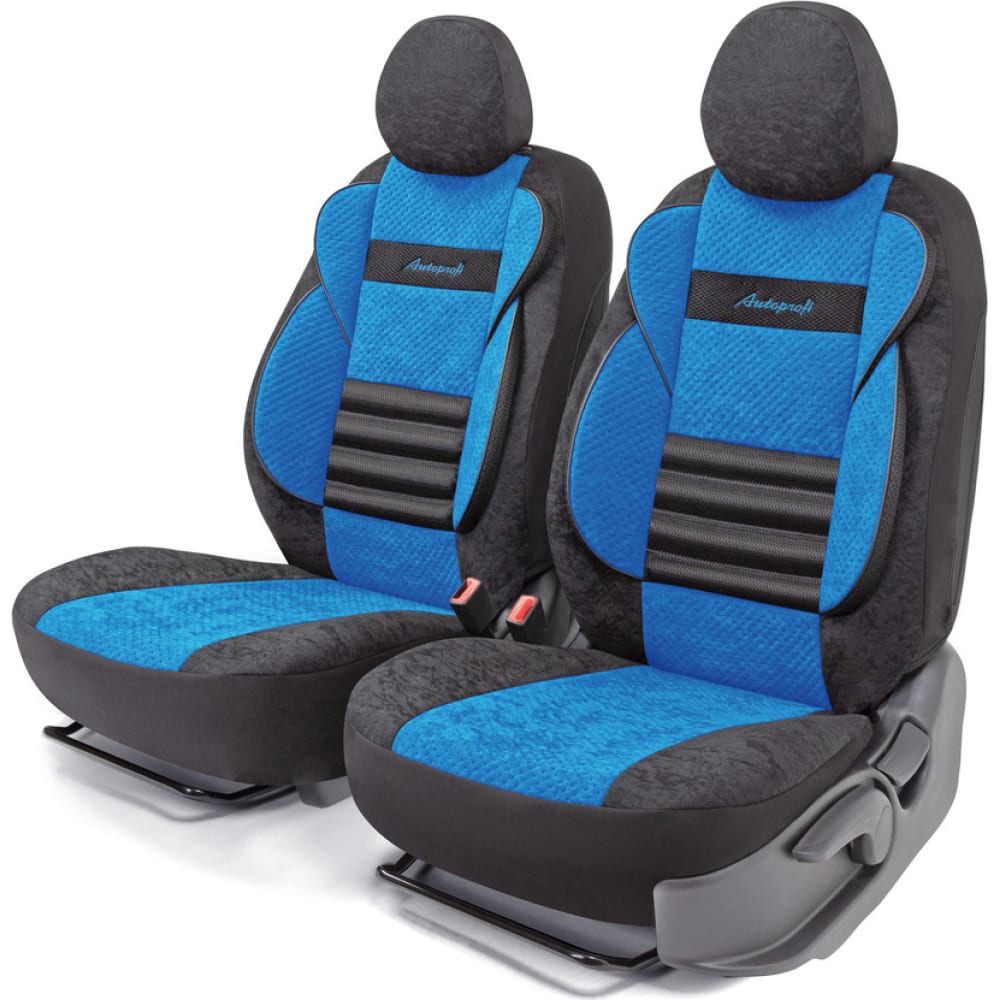 Получехлы на передние сиденья AUTOPROFI накидки на передние сиденья car performance 2 шт алькантара ромб