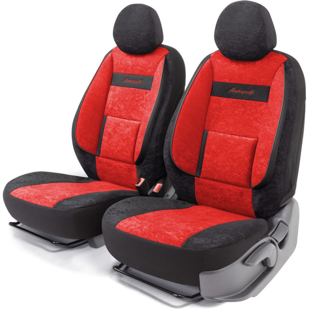 Получехлы на передние сиденья AUTOPROFI чехлы для сидений универсальные rs 3 на передние сиденья велюр красный